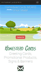 Mobile Screenshot of homesteadcards.com